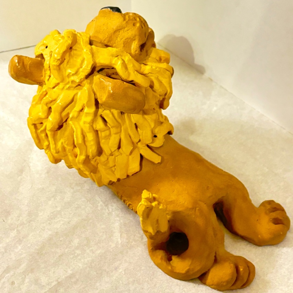 Vintage signed Dave Grossman Designs Silly Lazy Lion 1973 - Picture 7 of 8